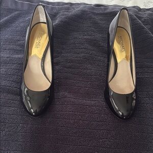 Michael Kors Black Patent Leather Heels